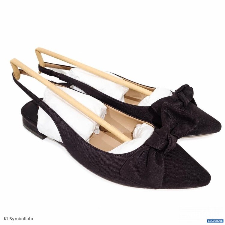 Artikel Nr. 997200 Artikel Nr. 997200: Lazzarini Slingpumps mit Schleife schwarz Größe 39