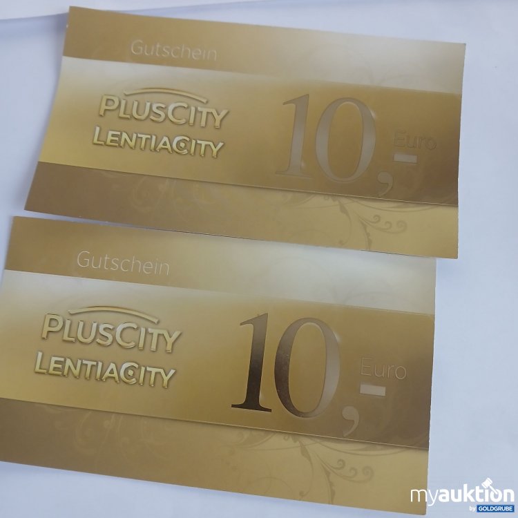 Artikel Nr. 998200: Pluscity Lentiacity Gutschein Wert 20€