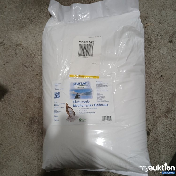 Artikel Nr. 478201 Artikel Nr. 478201: purux Natursalz Mediterranes Badesalz 25 kg