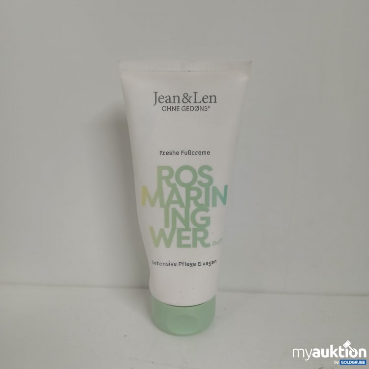Artikel Nr. 770201 Artikel Nr. 770201: Jean&Len Rosmarin Ingwer Fußcreme 100ml