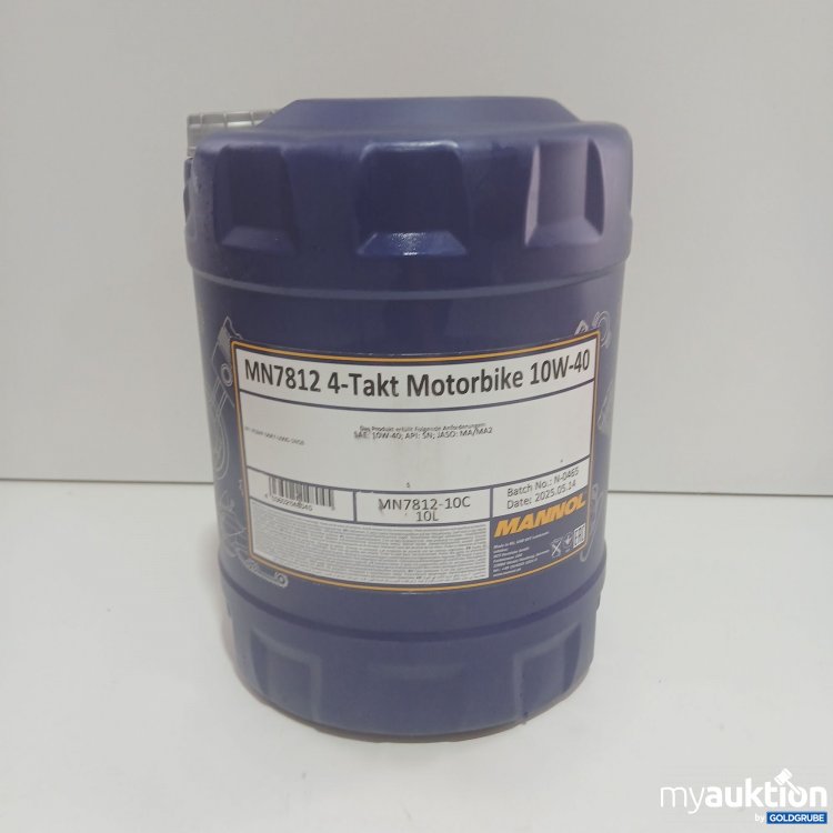 Artikel Nr. 847201: Mannol MN7812 4-Takt Motorbike 10W-40 10l
