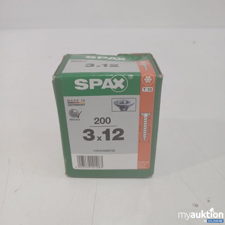 Artikel Nr. 862201: SPAX Universalschraube, 3,0 x 12 mm, 200 Stück