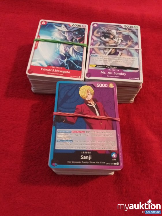 Artikel Nr. 907201: 300 One Piece Sammelkarten 