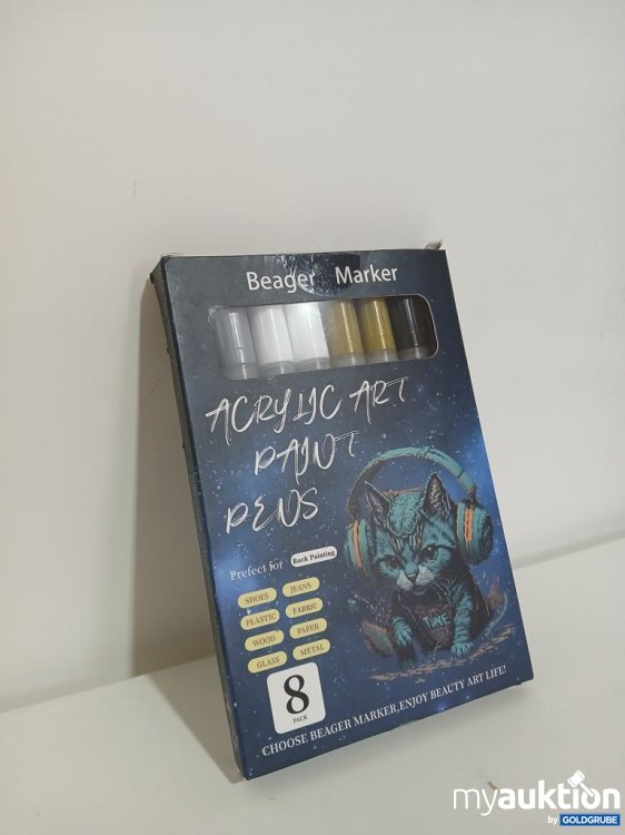 Artikel Nr. 938201: Beager Marker Acrylic Art Paint Pens 8 Pack