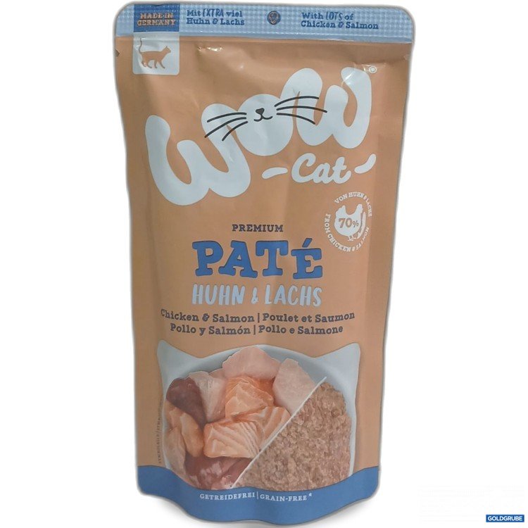 Artikel Nr. 981201 Artikel Nr. 981201: Wow Cat Pate Huhn&Lachs 12Stk