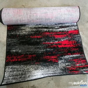 Auktion Moderner Teppich in Rot-Schwarz