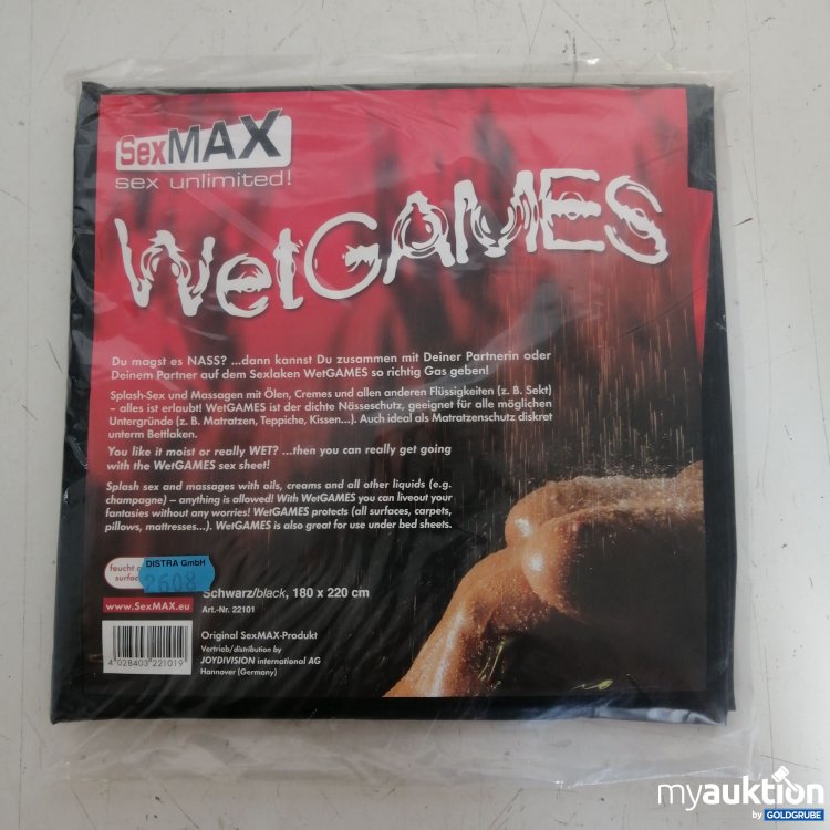 Artikel Nr. 363202: Sexmax Wet Games Laken Schwarz 