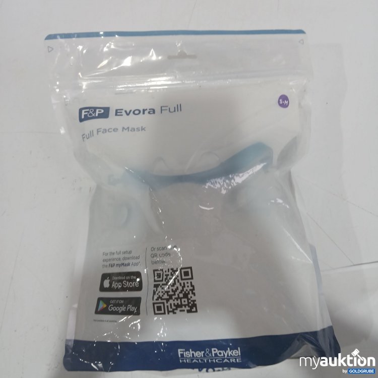 Artikel Nr. 444202 Artikel Nr. 444202: F&P Evora Full , Full Face Mask, S-M