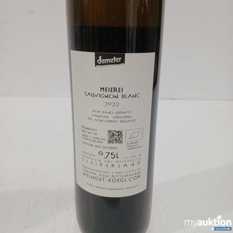 Artikel Nr. 472202: Kogl Meierei Sauvignon Blanc 0,75 l