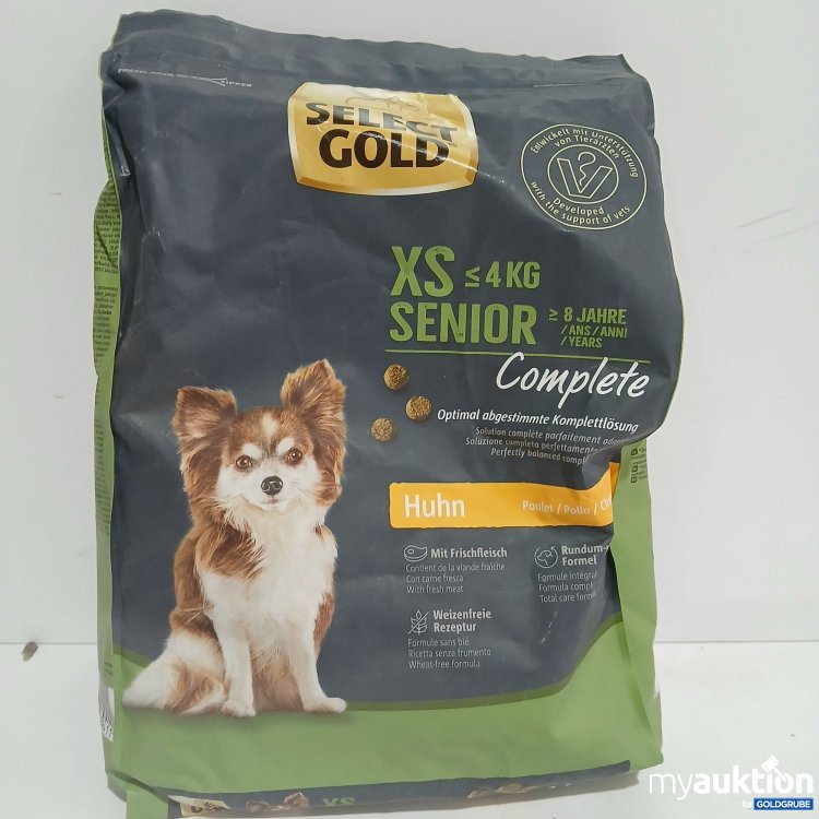 Artikel Nr. 809202: Select Gold Hundefutter Senior Huhn 1kg