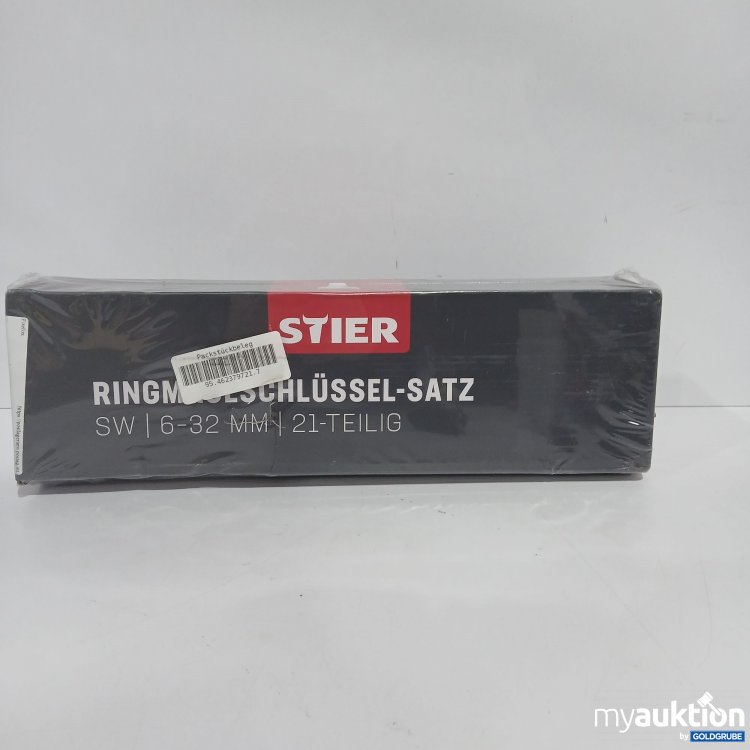 Artikel Nr. 813202 Artikel Nr. 813202: Stier Ringmaulschlüssel Satz SW 6-32mm 21tlg.