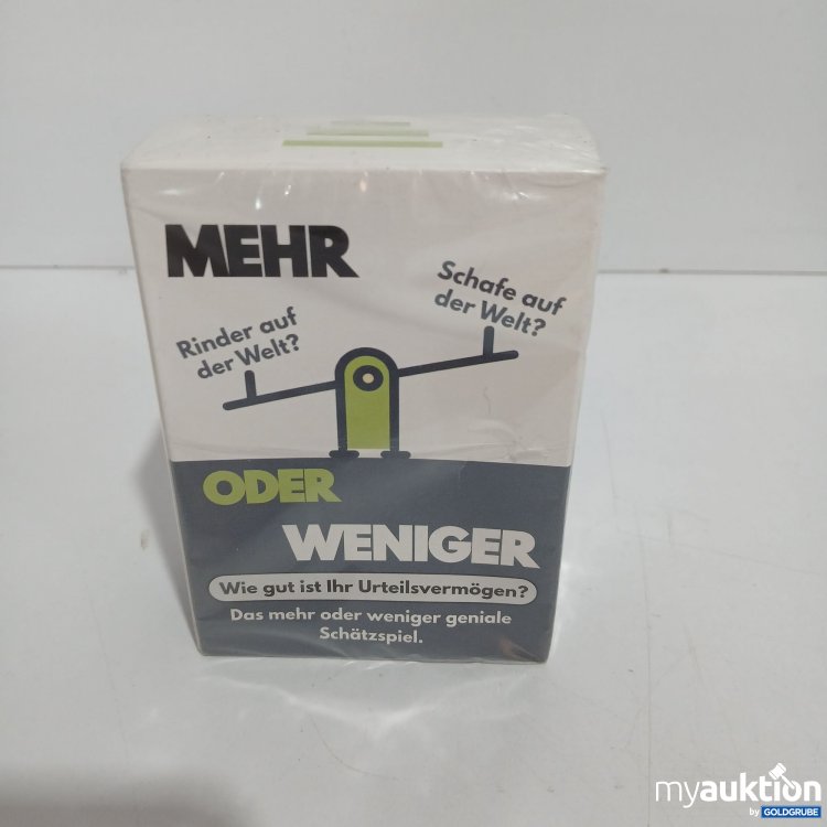 Artikel Nr. 822202 Artikel Nr. 822202: Mehr oder weniger Kartenspiel