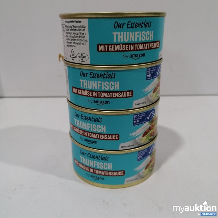 Artikel Nr. 875202 Artikel Nr. 875202: Our Essentials Thunfisch mit Gemüse in Tomatensauce 4x150g
