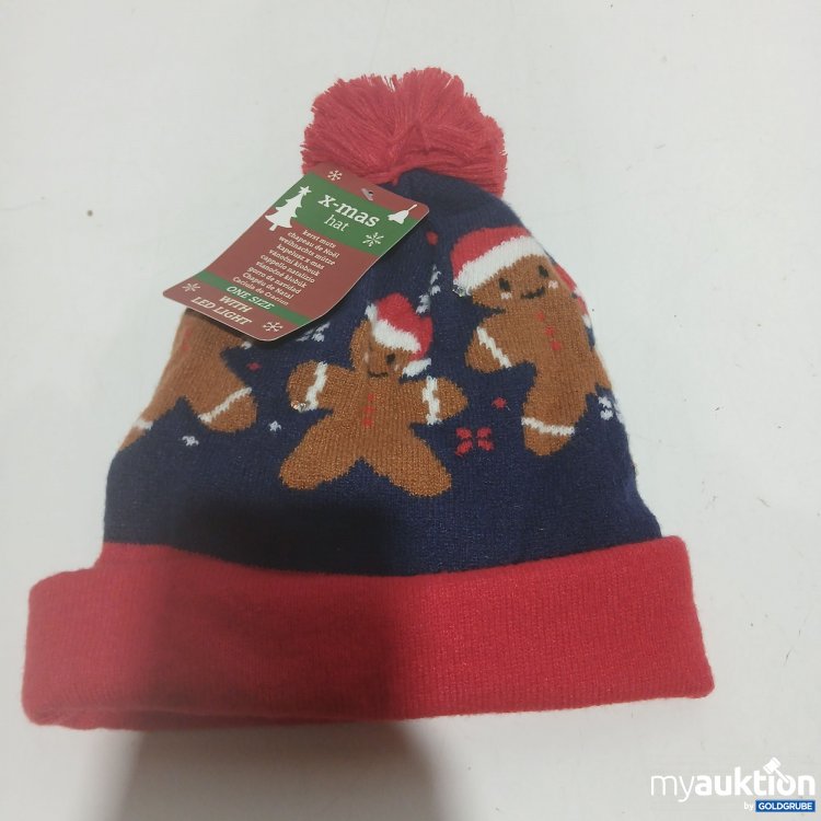 Artikel Nr. 911202: X-Mas Haube mit LED Licht 