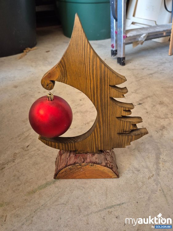 Artikel Nr. 935202 Artikel Nr. 935202: Hängende Weihnachtskugel an Holzbaum Deko