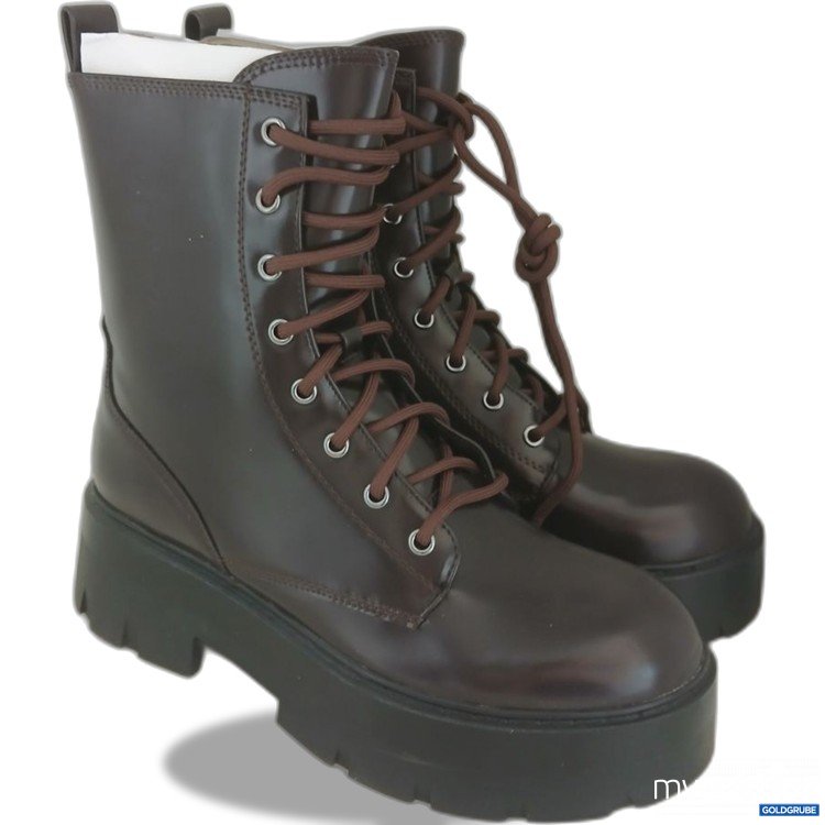 Artikel Nr. 952202: Bershka Stiefel mit Schnürung und Plateau