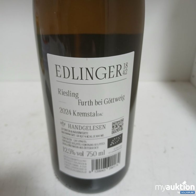 Artikel Nr. 969202: Edlinger Riesling Furth bei Göttweig Kremstal DAC  2024 750ml
