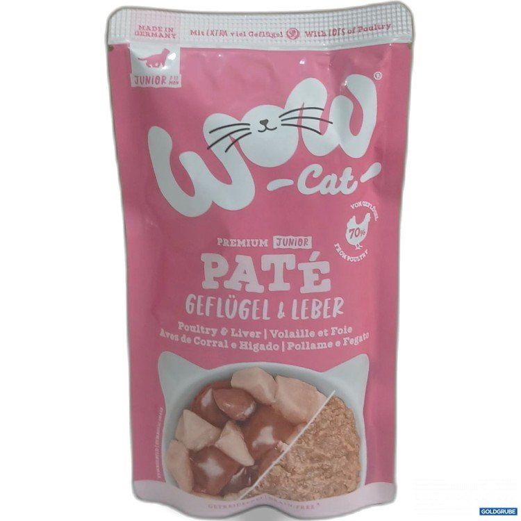 Artikel Nr. 981202 Artikel Nr. 981202: Wow Cat Junior Pate Geflügel&Leber 12Stk