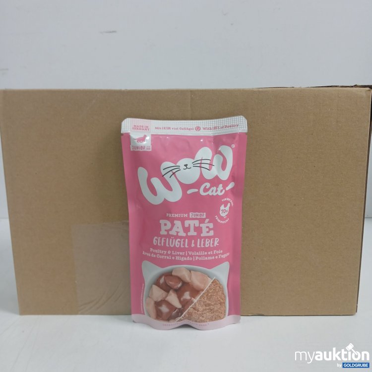 Artikel Nr. 981202 Artikel Nr. 981202: Wow Cat Junior Pate Geflügel&Leber 12Stk
