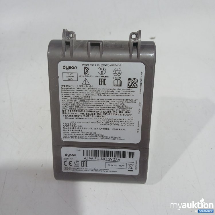 Artikel Nr. 986202: Dyson Battery Pack 6-Cell A1W-EU-KKE2907A 