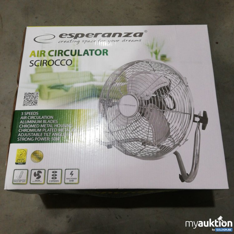 Artikel Nr. 419203: Esperanza Air Circulator Scirocco