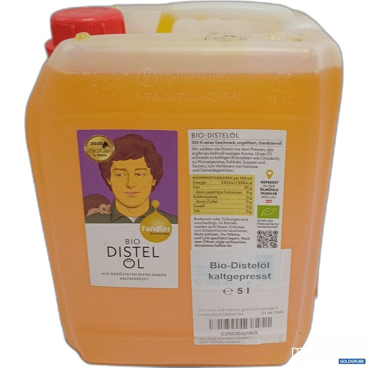 Artikel Nr. 890203: Fandler Bio Distelöl 5L