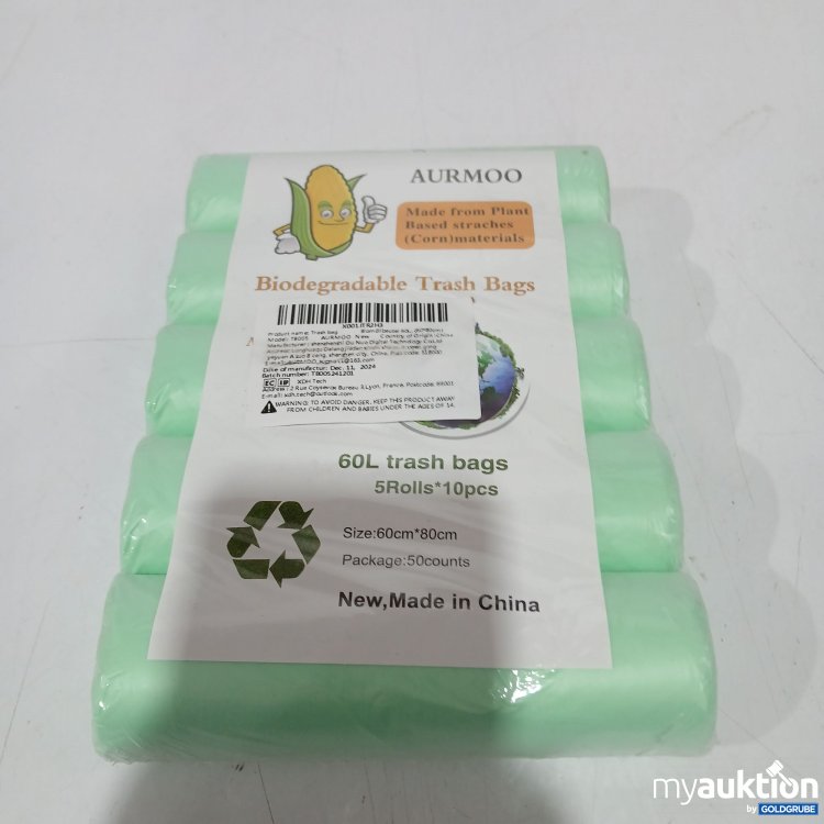 Artikel Nr. 895203: Biomüllbeutel 60x80cm 5x10stk