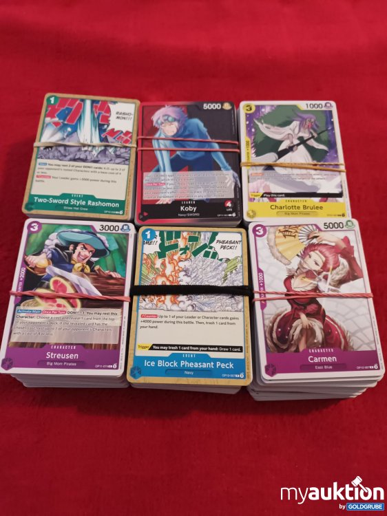 Artikel Nr. 907203: 600 One Piece Sammelkarten 