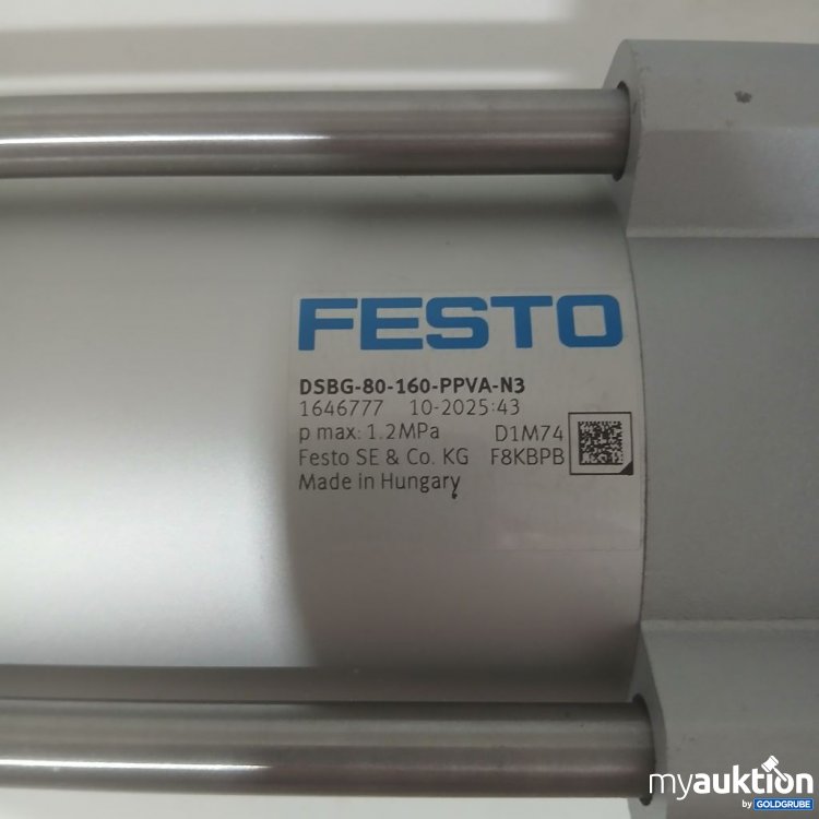Artikel Nr. 930203: FESTO DSBG-80-160-PPVA-N3 Pneumatikzylinder