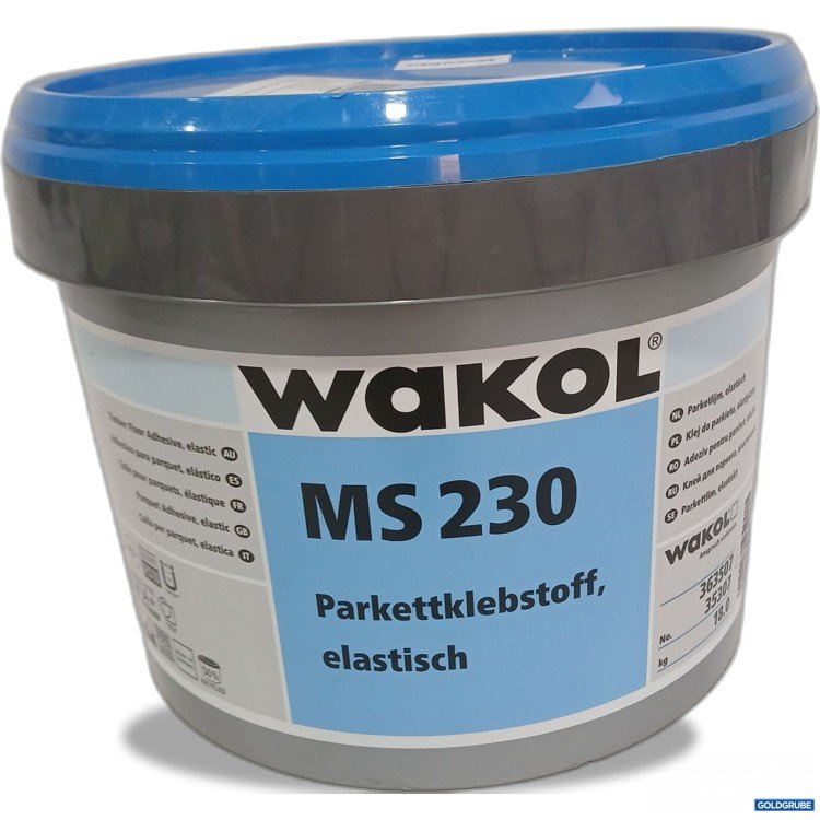 Artikel Nr. 956203: Wakol MS 230 Parkettklebstoff elastisch 18kg 