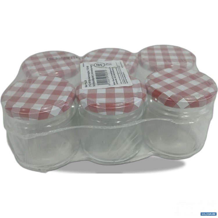 Artikel Nr. 972203: Konservenglas 6er Pack 212ml 