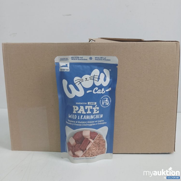 Artikel Nr. 981203 Artikel Nr. 981203: Wow Cat Senior Pate Wild&Kaninchen 12Stk