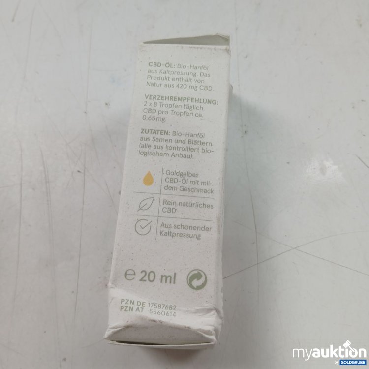 Artikel Nr. 987203 Artikel Nr. 987203: CBD Vital Naturöl Basic 420 mg 20 ml