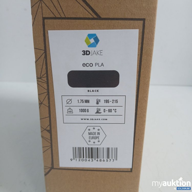 Artikel Nr. 992203: 3DJake 3D Filament schwarz 1.75mm 1kg 