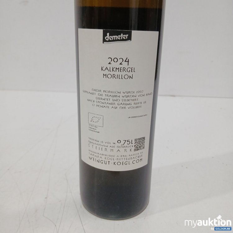 Artikel Nr. 472204 Artikel Nr. 472204: Kögl Morillon Weißwein 0,75 l 13 % Vol