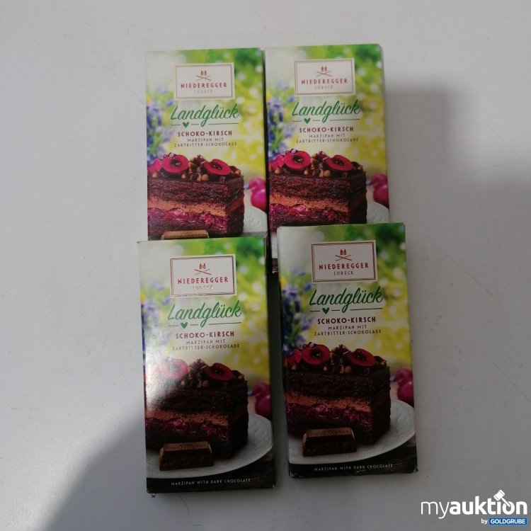 Artikel Nr. 875204: Niederegger Lübeck Schoko-Kirsch  mit Marzipan 4x110g