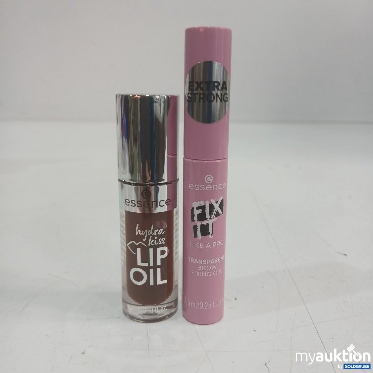 Artikel Nr. 886204 Artikel Nr. 886204: Essence 1x Hydra Kiss Lip Oil Mocha Glow 4ml und 1x Fix It like a Pro Transparent Brow Fixing Gel 8,5ml