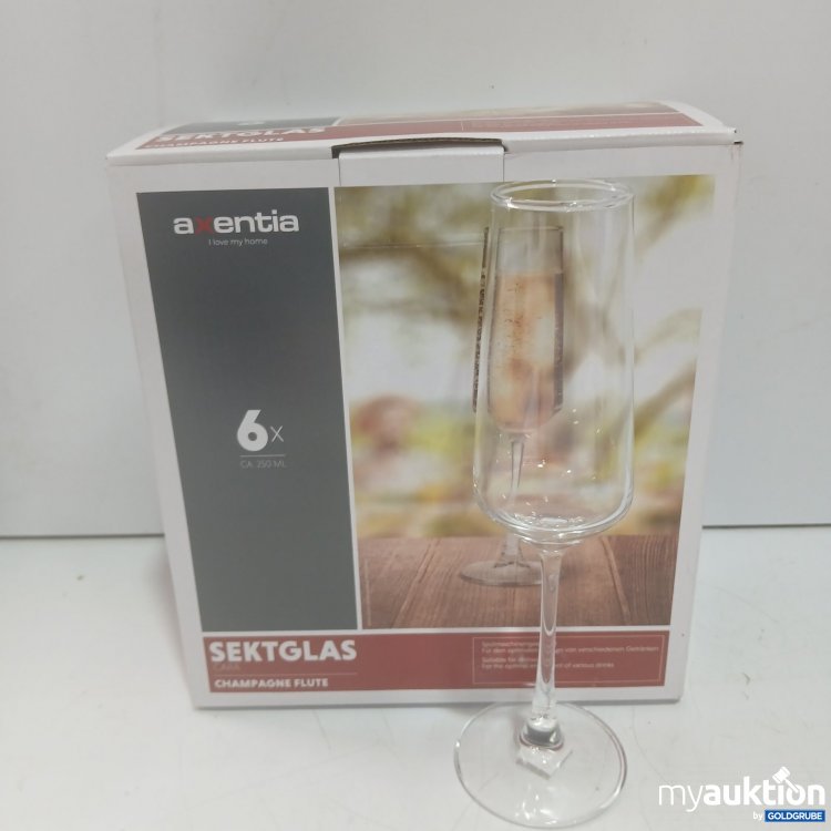 Artikel Nr. 940204 Artikel Nr. 940204: axentia 5x Sektglas Champagner