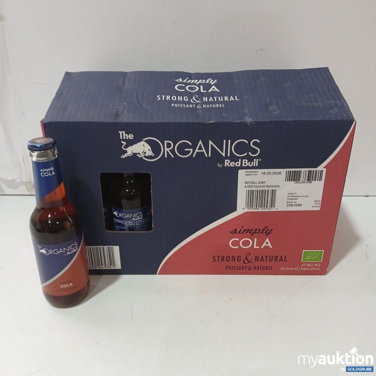 Artikel Nr. 980204 Artikel Nr. 980204: RedBull Organics Simply Cola 24×0,25L