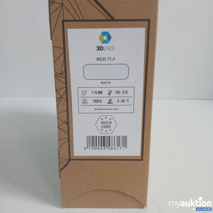 Artikel Nr. 992204 Artikel Nr. 992204: 3DJake 3D Filament weiß 1.75mm 1kg
