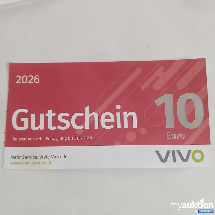 Artikel Nr. 998204 Artikel Nr. 998204: Vivo Gutschein Wert 10€