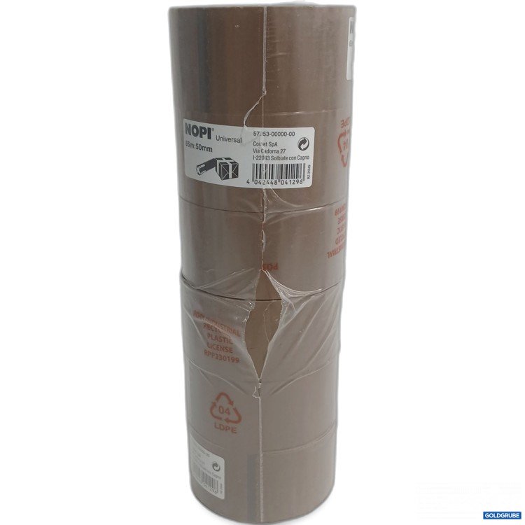 Artikel Nr. 443205: Nopi Universal Klebeband braun 6Rollen 66m 50mm 