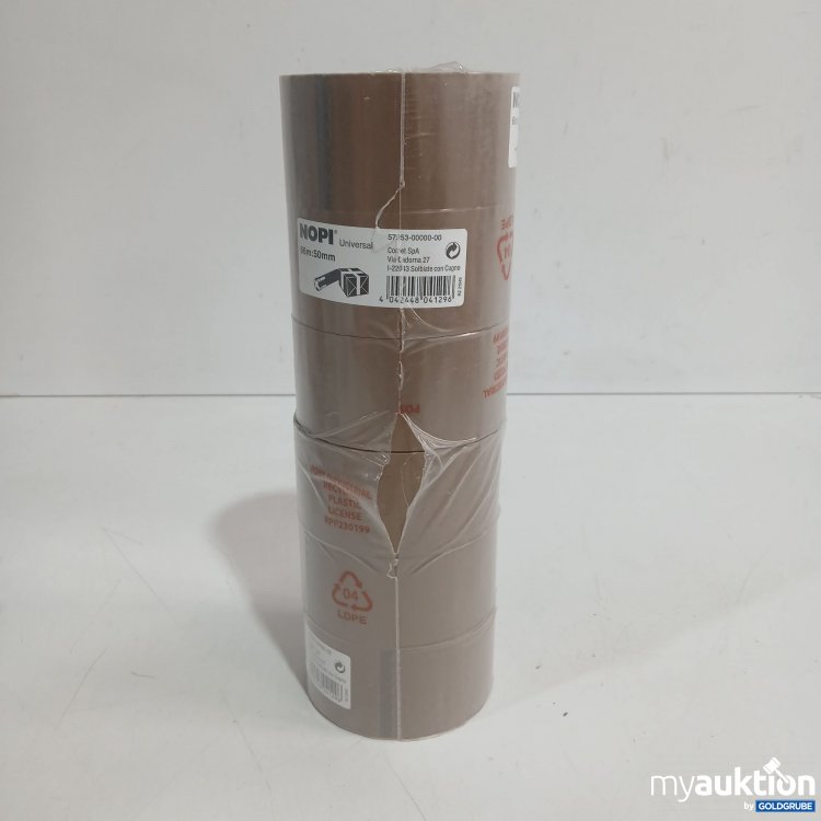 Artikel Nr. 443205: Nopi Universal Klebeband braun 6Rollen 66m 50mm 