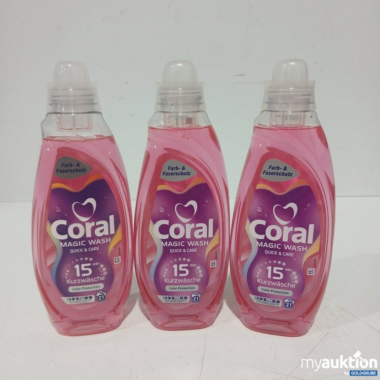 Artikel Nr. 478205 Artikel Nr. 478205: Coral Magic Wash Flüssigwaschmittel 21 WL 840ml