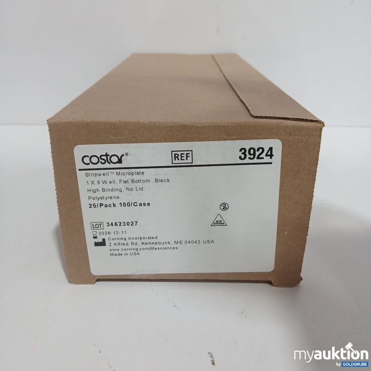 Artikel Nr. 813205 Artikel Nr. 813205: Costar 1x8 Flat Bottom Black 25 Pack 3924