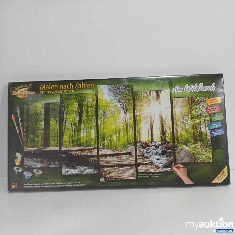 Artikel Nr. 827205: Schipper Malen nach Zahlen am Wildbach 132x72cm
