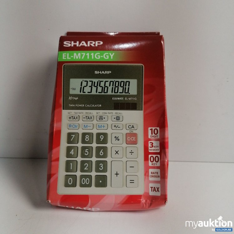 Artikel Nr. 860205: Sharp EL-M711G-GY Calculator 