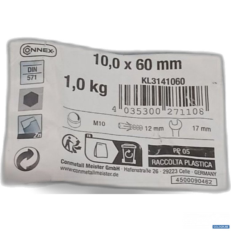 Artikel Nr. 883205 Artikel Nr. 883205: Connex Sechskant Holzschrauben 10,0x60mm 1kg