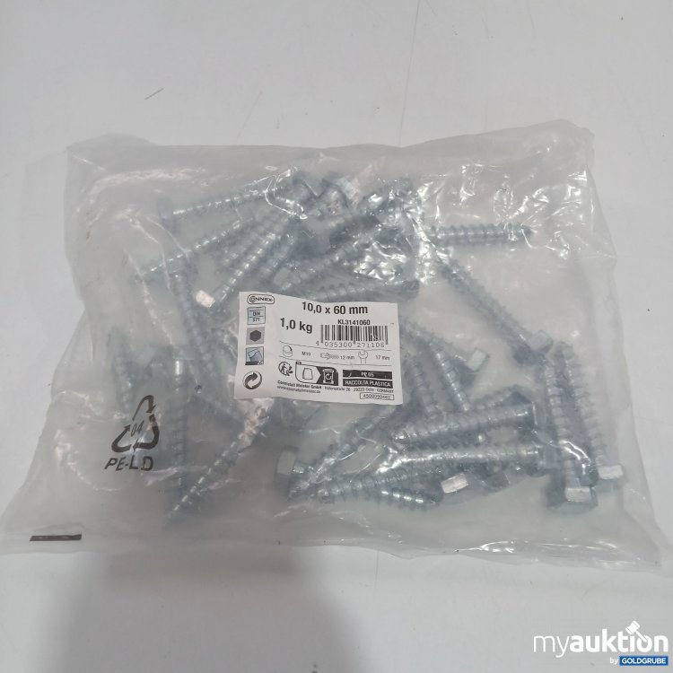 Artikel Nr. 883205 Artikel Nr. 883205: Connex Sechskant Holzschrauben 10,0x60mm 1kg