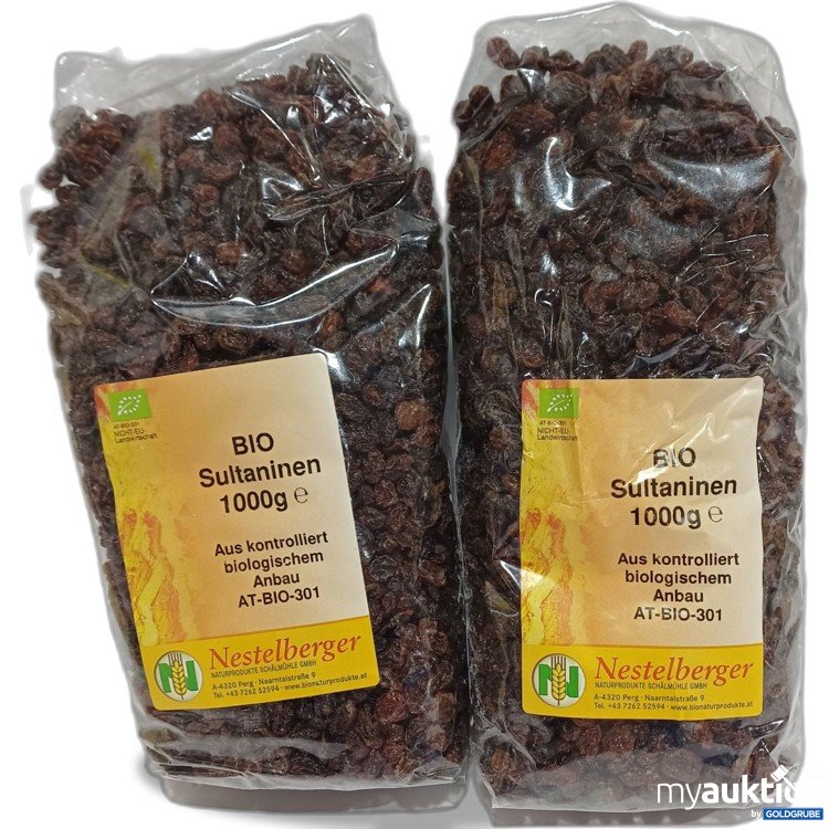 Artikel Nr. 890205: Nestelberger Bio Sultaninen 2x1000g